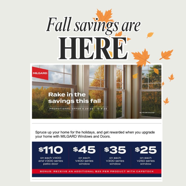 🛑 STOP losing your hard earned money through drafty windows! 

Your comfort is worth it, and so are the savings! For a limited time, take advantage of the Milgard window promotion to upgrade your home with beautiful, energy-saving windows.

Why call now?
✅ FREE Estimate: Zero pressure, just professional advice.
✅ Limited Promotion: Save big before the offer ends!
✅ Improved Comfort: Say goodbye to drafts and high energy bills.
✅ Family owned company you can trust! NO sub-contractors, NO shady deals with hidden fees, NO high pressure sales people!

➡️ Call us to schedule your FREE estimate today! (503) 272-1844

#WindowUpgrade #HomeComfort #MilgardWindows #EnergySavings #FreeConsultation #LimitedOffer #HomeImprovement #NewWindows #serenitywindowsllc #serenitywindows