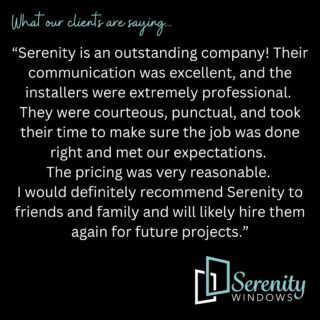 ⭐⭐⭐⭐⭐ We love hearing from our customers and knowing we have earned their trust and future business.
#WindowReplacement #homeimprovement #windows #curbappeal